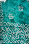 Rama Cutwork, Sequence & Threadwork Cotton Unstitched Salwar Suit With Cotton Dupatta