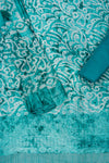 Rama Cutwork, Sequence & Threadwork Cotton Unstitched Salwar Suit With Cotton Dupatta
