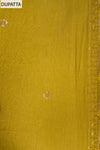 Pista Bead, Cutdana, Dabka, Sequence, Zarkan & Digital Printed Cotton Unstitched Salwar Suit With Cotton Dupatta