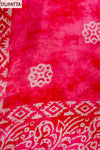 Rani Cutwork, Sequence & Threadwork Cotton Unstitched Salwar Suit With Cotton Dupatta
