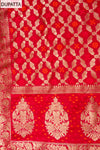 Mauve Bead, Cutdana, Dabka, Sequence & Zari Threadwork Cotton Unstitched Salwar Suit With Cotton Dupatta