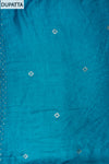 Rama Bead, Cutdana, Dabka, Sequence, Zarkan & Digital Printed Cotton Unstitched Salwar Suit With Cotton Dupatta