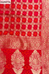 Lemon Gold Bead, Cutdana, Dabka, Sequence & Zari Threadwork Cotton Unstitched Salwar Suit With Cotton Dupatta