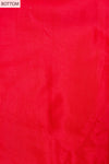 Red Bead, Cutdana, Dabka, Sequence & Zari Threadwork Cotton Unstitched Salwar Suit With Cotton Dupatta