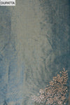 Grey Swarovski & Zarkan Tissue Unstitched Salwar Suit With Tissue Dupatta