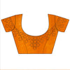 Sunshine Charm Mustard Shimmer Saree With Unstitched Blouse