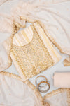 Effortlessly Beautiful Off White Crepe Unstitched Salwar Suit With Crepe Dupatta