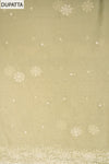 Soft Heritage Pista Georgette Unstitched Salwar Suit With Chiffon Dupatta