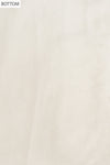 Effortlessly Beautiful White Organza Crepe Unstitched Salwar Suit With Organza Dupatta