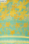Lemon Gold Cotton Unstitched Salwar Suit With Cotton Dupatta