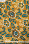 Raw Elegance Mustard Cotton Unstitched Salwar Suit Cotton Dupatta