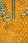 Raw Elegance Mustard Cotton Unstitched Salwar Suit Cotton Dupatta