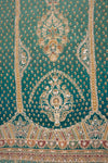 Pastel Mejesty Mint Green Crepe Unstitched Salwar Suit With Crepe Dupatta