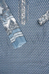 Draped in elegance Grey Cotton Unstitched Salwar Suit With Cotton Dupatta