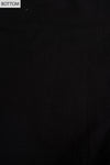Bold Statement Black Cotton Unstitched Salwar Suit With Cotton Dupatta