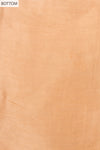 Blush Elegance Peach Crepe Tissue Unstitched Salwar Suit With Tissue Dupatta