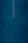 Midnight Blue Cotton Unstitched Salwar Suit With Cotton Dupatta