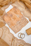 Timeless Beauty Tussar Organza Tissue Unstitched Salwar Suit With Organza Dupatta