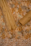 Timeless Beauty Tussar Shimmer Unstitched Salwar Suit With Organza Dupatta