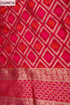 Timeless Elegance Rani Chanderi Cotton Unstitched Salwar Suit With Banarasi Cotton Dupatta