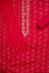 Timeless Elegance Rani Cotton Unstitched Salwar Suit With ChInon Dupatta