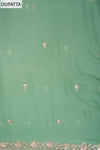 Pastel Majesty Mint Green Organza Unstitched Salwar Suit With Chiffon Dupatta