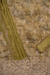 Soft Heritage Pista Shimmer Unstitched Salwar Suit With Organza Dupatta
