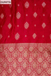 Magenta Cotton Unstitched Salwar Suit With Cotton Dupatta