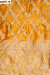 Mustard Cotton Unstitched Salwar Suit With Cotton Dupatta