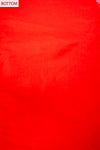 Red Cotton Unstitched Salwar Suit With Chiffon Dupatta