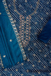 Peacock Dola Unstitched Salwar Suit With Cotton Dupatta