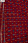 Tussar Sequence, Woven Zari & Digital Printed Muslin Saree With Unstitched Blouse