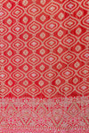 Red Cutdana, Dabka, Sequence, Swarovski & Woven Zari Organza Unstitched Salwar Suit With Organza Dupatta