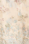 Tussar Gotta Patti, Swarovski, Zari Threadwork & Digital Printed Organza Unstitched Salwar Suit With Organza Dupatta