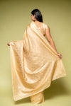 Tussar Banarasi Silk Saree With Unstitched Blouse