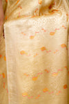 Tussar Banarasi Silk Saree With Unstitched Blouse