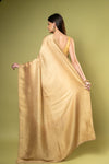 Tussar Khaddi Georgette Saree With Unstitched Blouse
