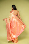 Tussar Banarasi Silk Saree With Unstitched Blouse