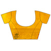 Mustard Banarasi Silk Saree With Unstitched Blouse