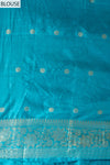 Peacock Banarasi Silk Saree With Unstitched Blouse