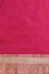 Rani South indian Silk Woven Zari Saree With Unstitched Blouse