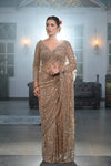 Timeless Beauty Tussar Net Saree With Readymade Blouse