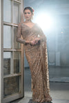 Timeless Beauty Tussar Net Saree With Readymade Blouse