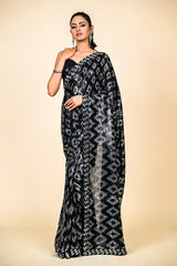 Georgette Embroidered Sequence Saree