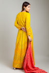 Mango Gold Cotton Readymade Suit And Pant With Cotton Dupatta