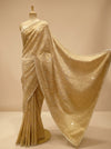 Tussar Khaddi Geogette Saree With Unstitched Blouse (Ft:-Guneet Virdi)