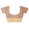 Peach Banarasi Woven Zari & Threadwork Cotton Saree With Unstitched Blouse