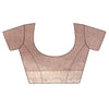 Pink Banarasi Woven Zari & Threadwork Cotton Saree With Unstitched Blouse