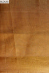 Peach Banarasi Woven Zari & Threadwork Cotton Saree With Unstitched Blouse