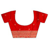 Wine Banarasi Woven Zari Chinon Saree With Unstitched Blouse